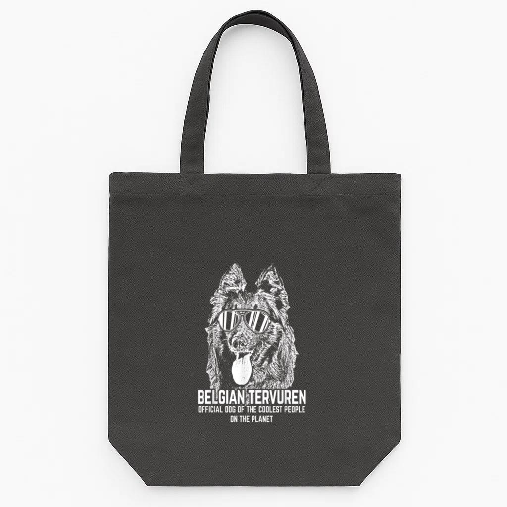 Belgian Tervuren Dog Tote Canvas Bag