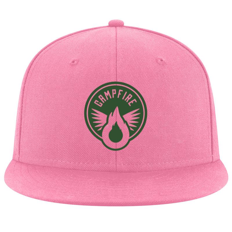 Campfire Round Badge Cap