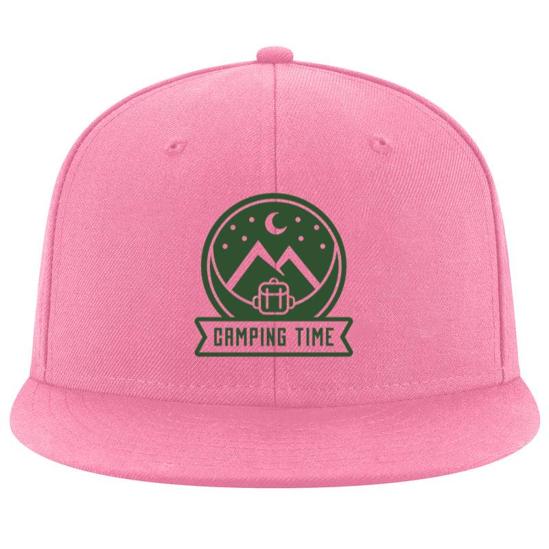 Camping Time Backpack Mountain Badge Cap