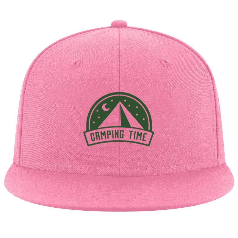 Camping Time Mountain Night Badge Cap