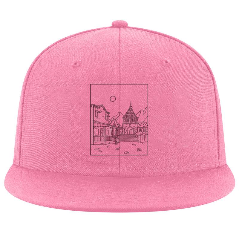 City Mountain Stroke Nature Landscape Cap