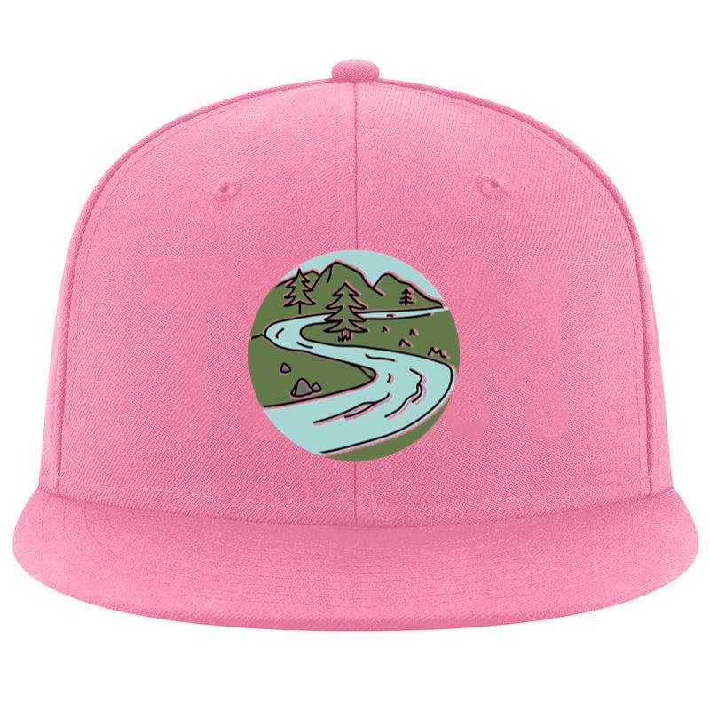 Color Stroke River In Mountain Cap