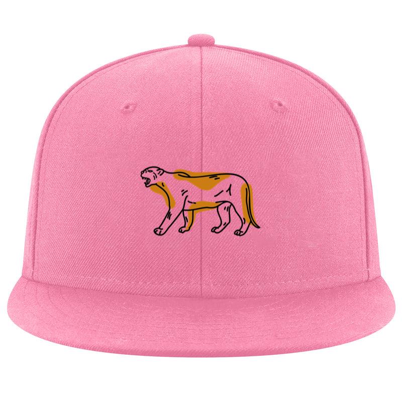 Color Stroke Semi Colored Simple Cougar Cap