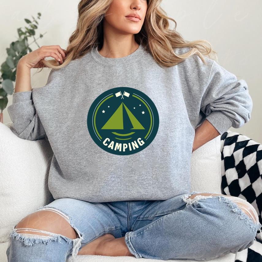 Vintage Camping Rounded Seal Sweatshirt