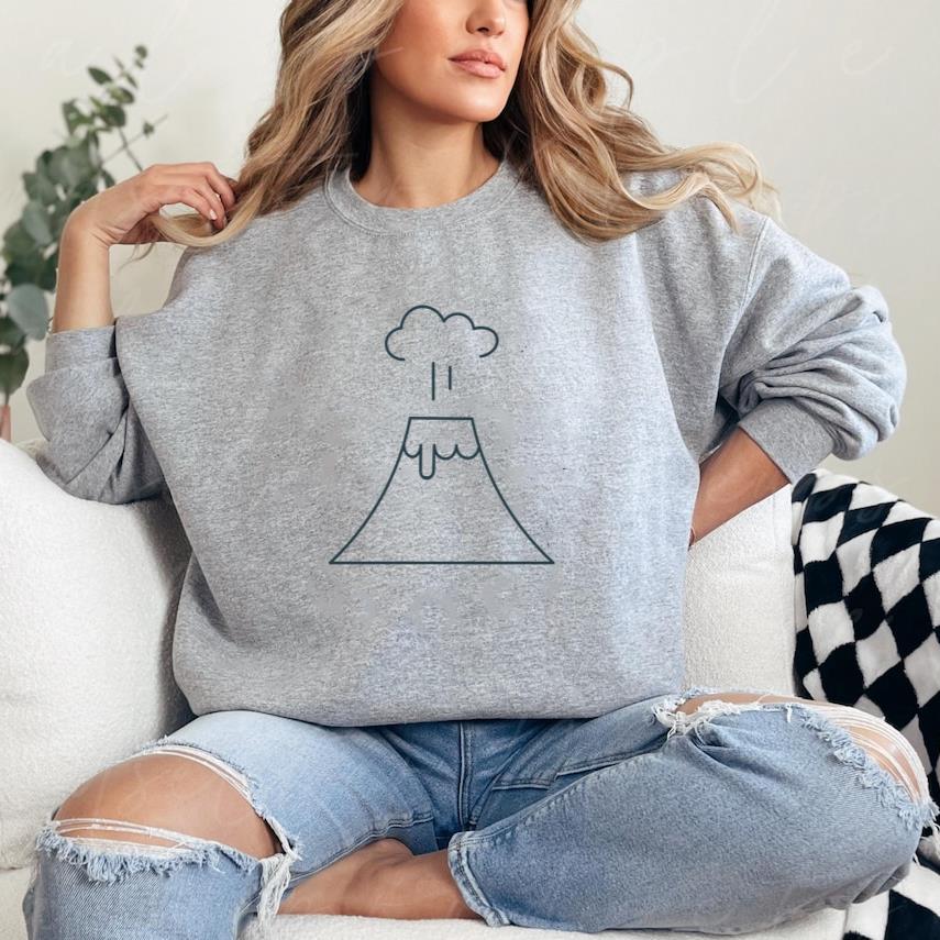 Volcano Eruption Stroke Sweatshirt